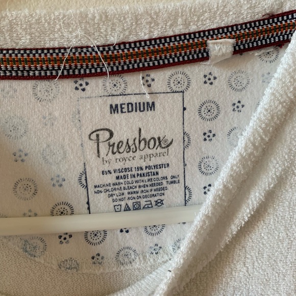 Pressbox University of Tennessee Volunteers Sweatshirt Medium Cream White - Picture 7 of 9